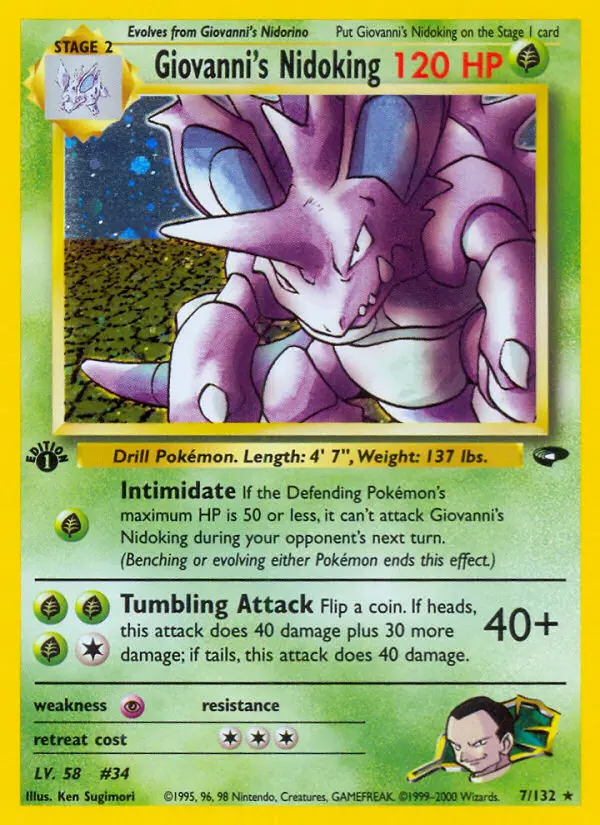 Carte Giovanni's Nidoking