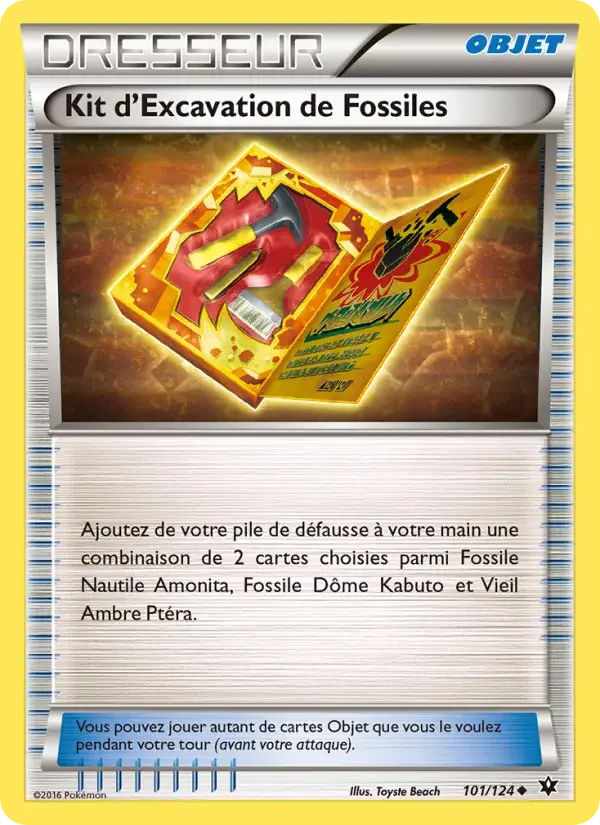 Carte Kit d'Excavation de Fossiles