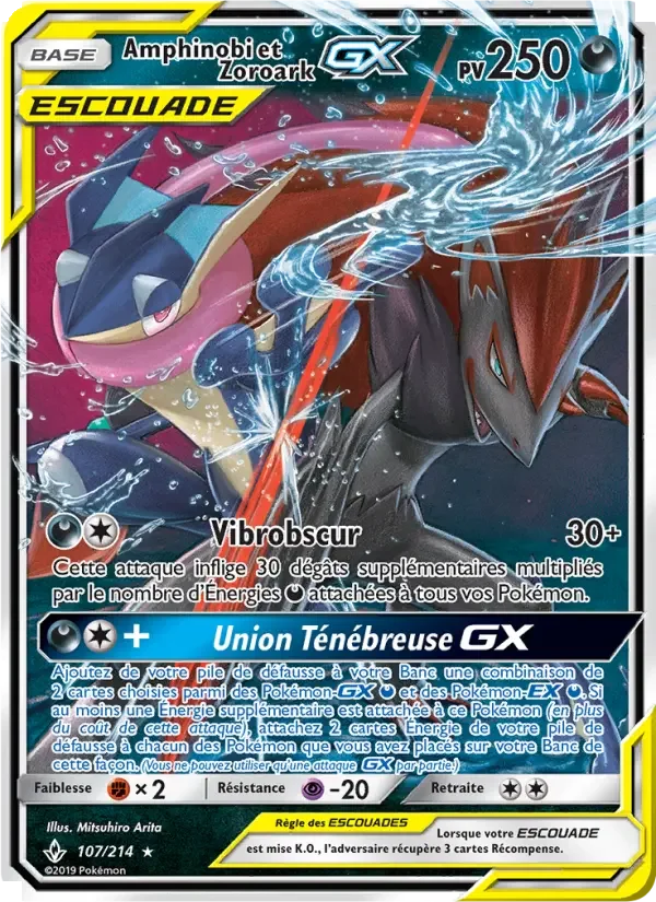 Carte Amphinobi et Zoroark GX