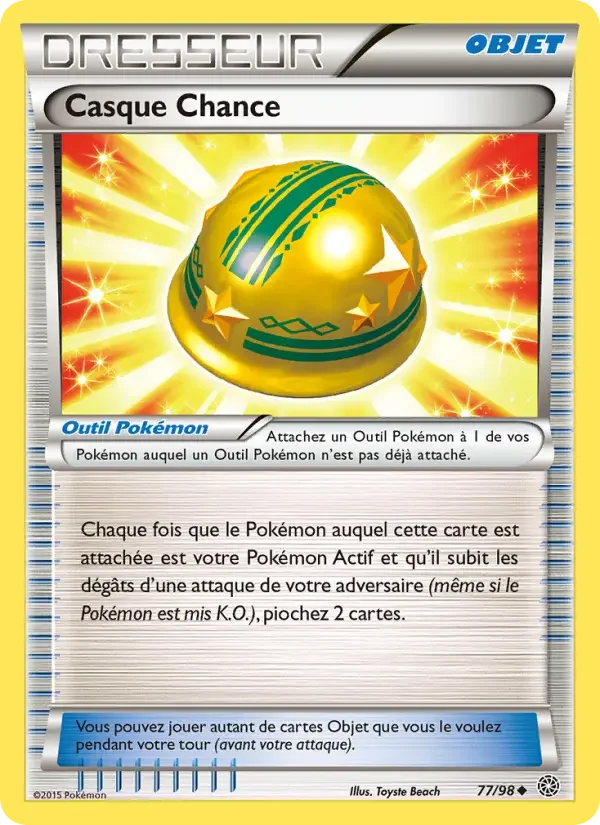 Carte Casque Chance