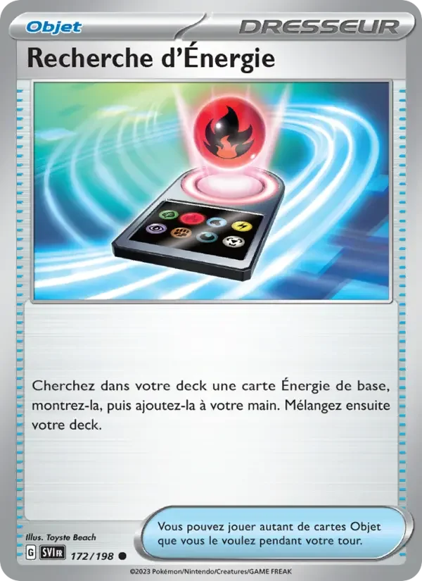Carte Recherche d'Énergie