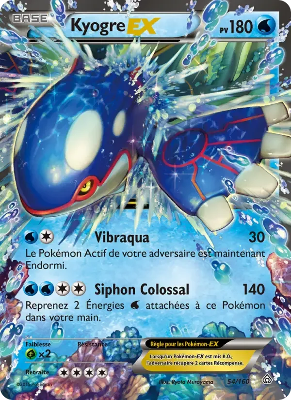 Carte Kyogre EX