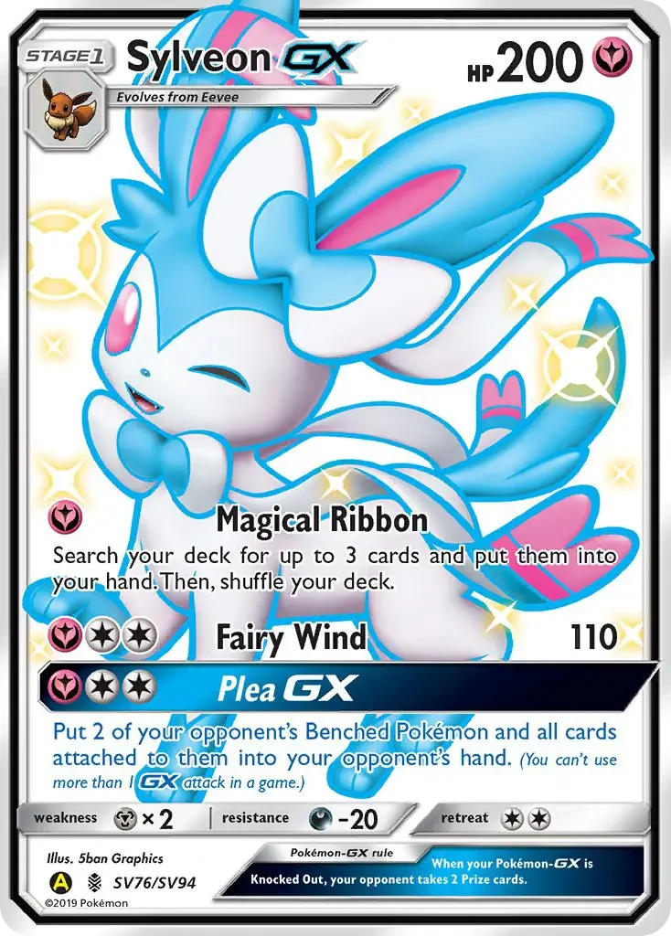 Carte Pokémon Nymphali-GX — Destinées Occultes