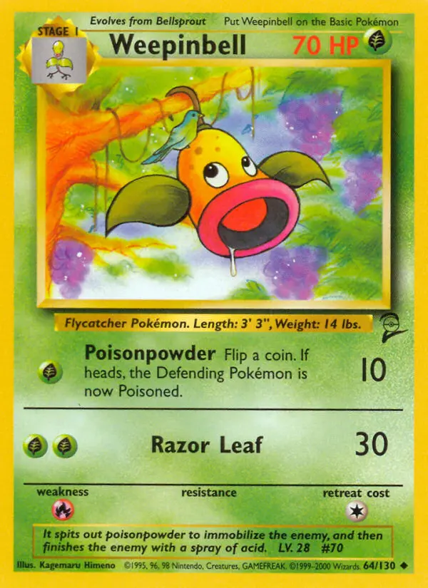Carte Weepinbell