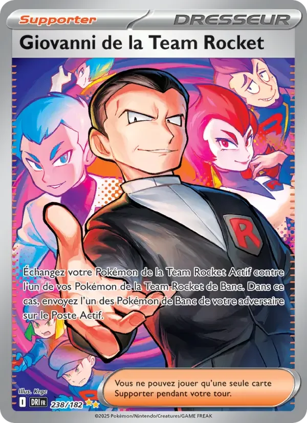 Carte Giovanni de la Team Rocket