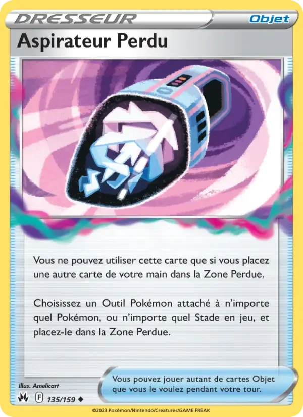 Carte Aspirateur Perdu