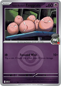 Carte Pokémon Noeunoeuf de la Team Rocket — Héros Transcendants