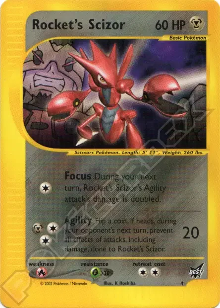 Carte Pokémon Cizayox de Rocket — Jumbo