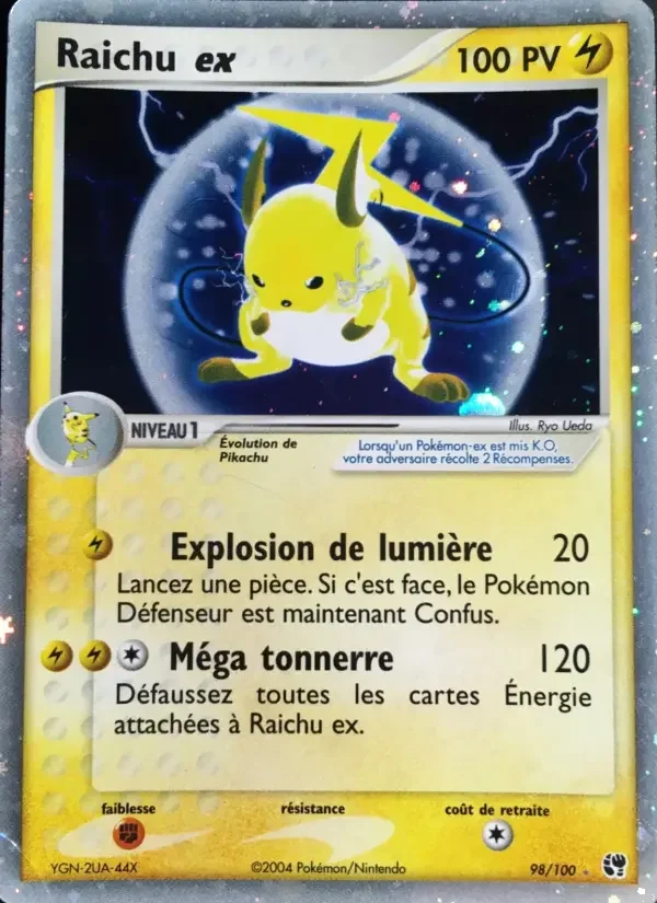 Carte Raichu ex