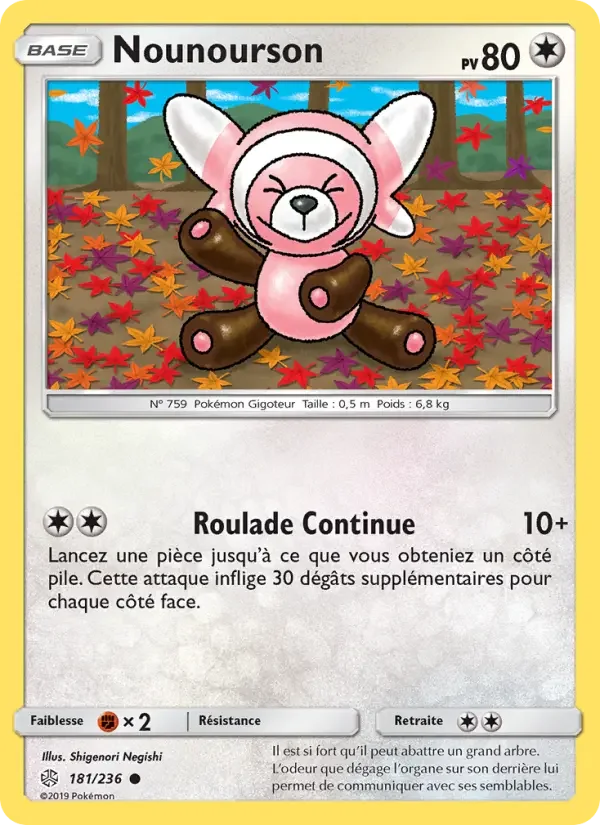 Carte Nounourson