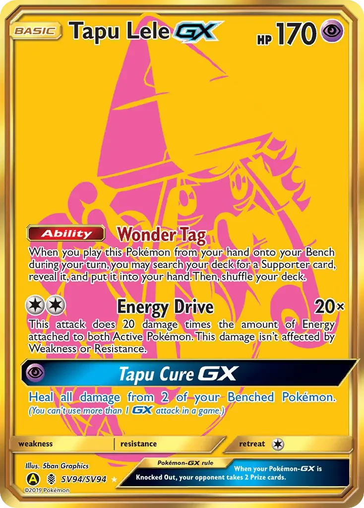 Carte Pokémon Tokopiyon-GX — Destinées Occultes