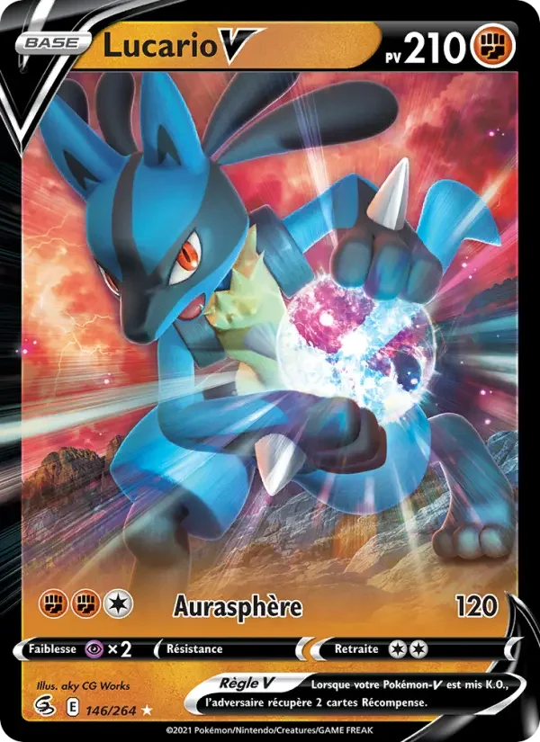 Carte Lucario V
