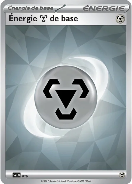 Carte Pokémon Énergie Métal — Énergies Écarlate et Violet