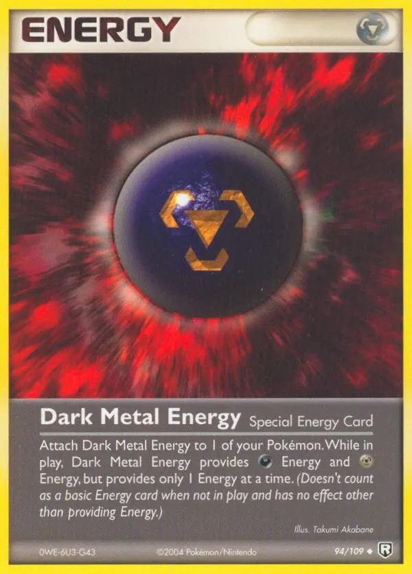 Carte Dark Metal Energy