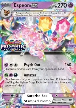 Carte Pokémon Mentali-ex — Évolutions Prismatiques