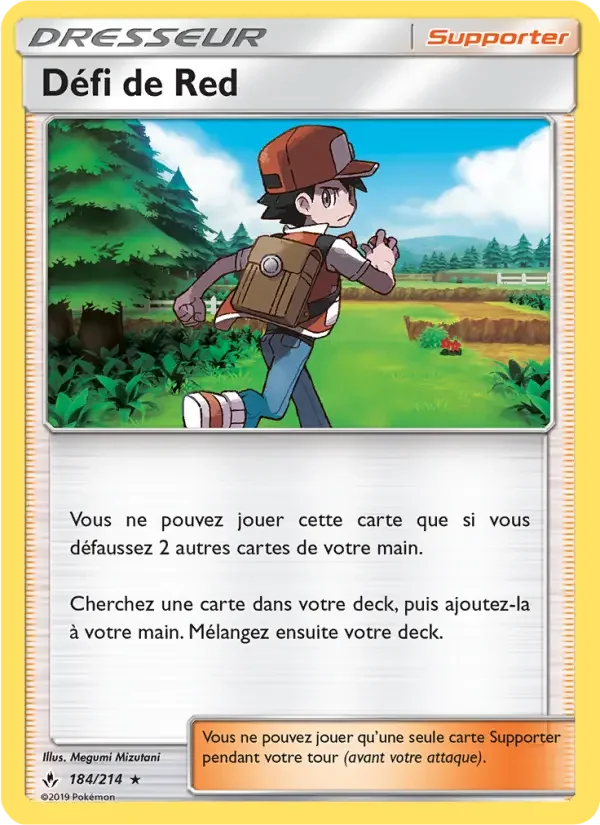 Carte Défi de Red