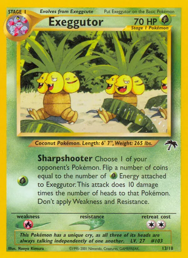 Carte Exeggutor