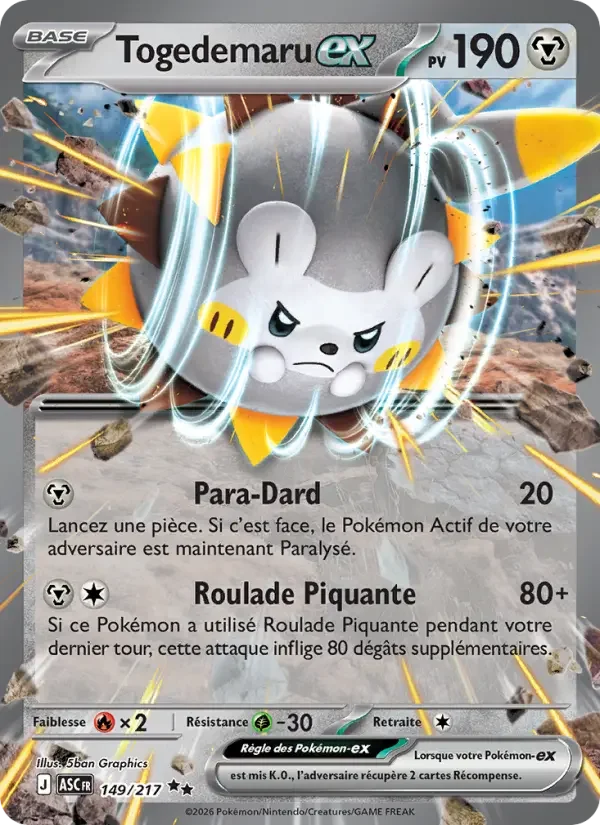 Carte Togedemaru-ex
