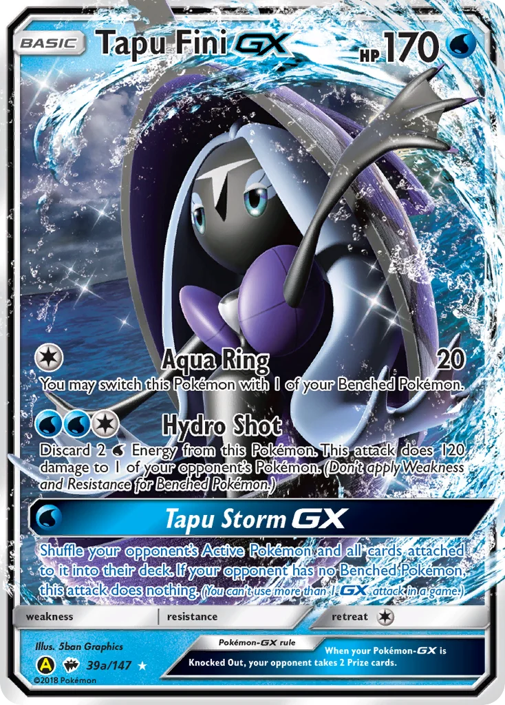 Carte Pokémon Tokopisco-GX — Ombres Ardentes