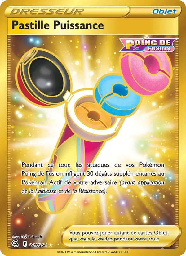 Carte Pastille Puissance