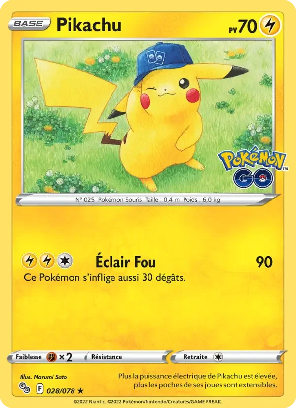 Carte Pikachu