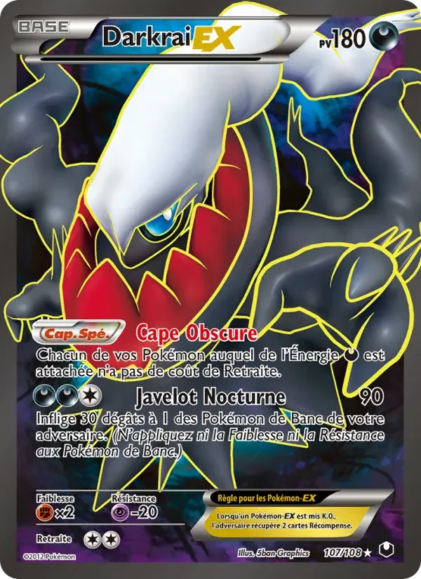 Carte Darkrai-EX