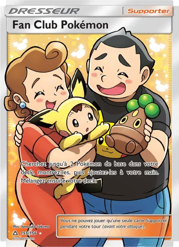 Carte Fan Club Pokémon