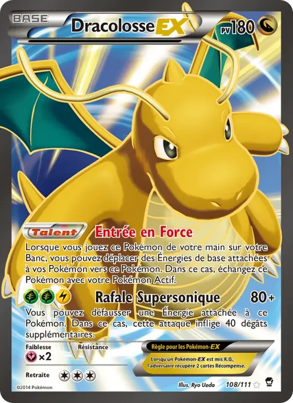 Carte Dracolosse EX