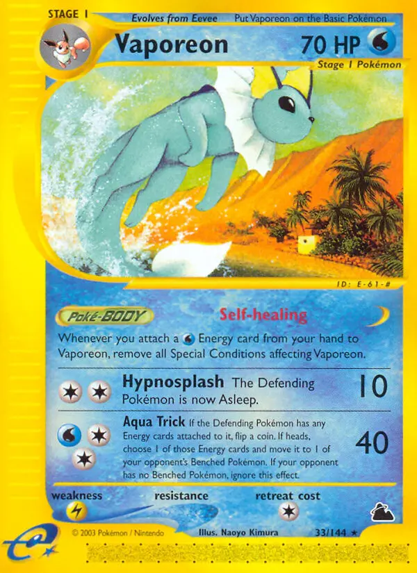Carte Vaporeon