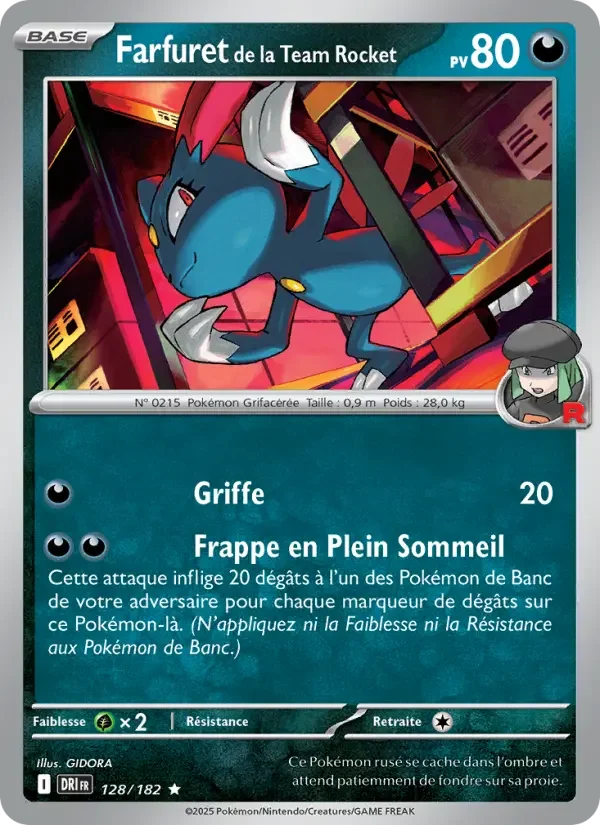 Carte Farfuret de la Team Rocket