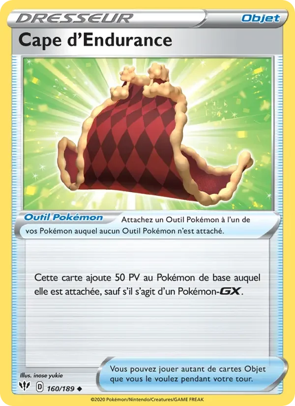 Carte Cape d'Endurance