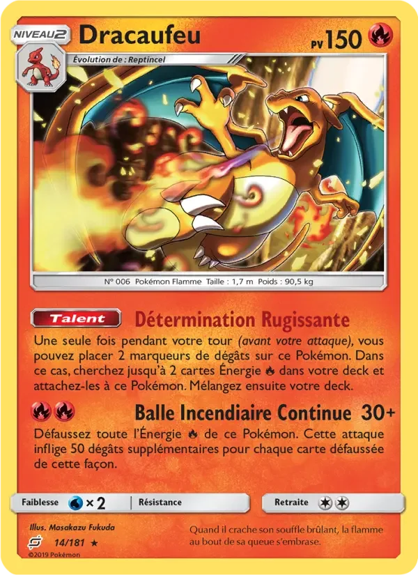 Carte Dracaufeu