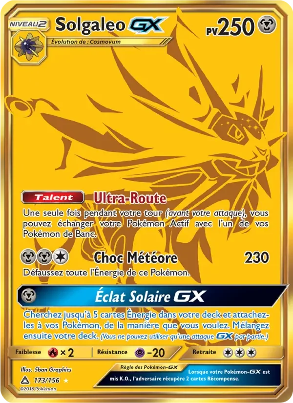Carte Solgaleo GX