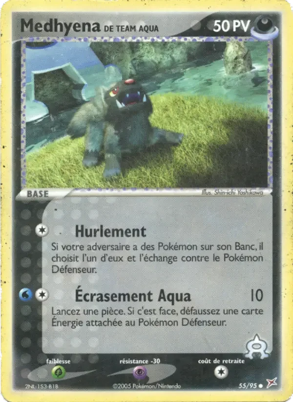 Carte Medhyena de Team Aqua