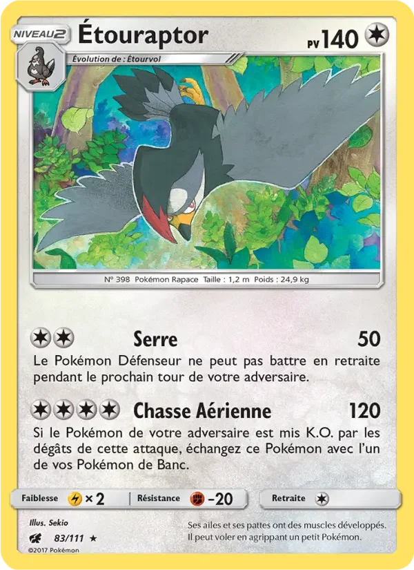 Carte Étouraptor