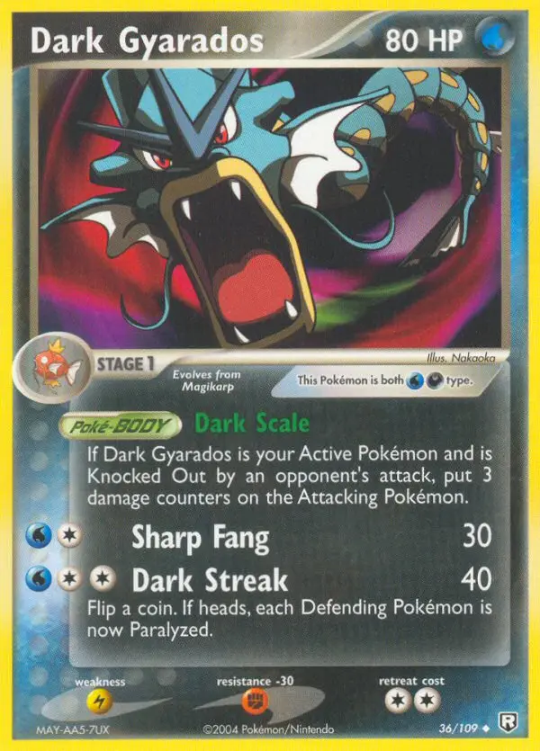 Carte Dark Gyarados