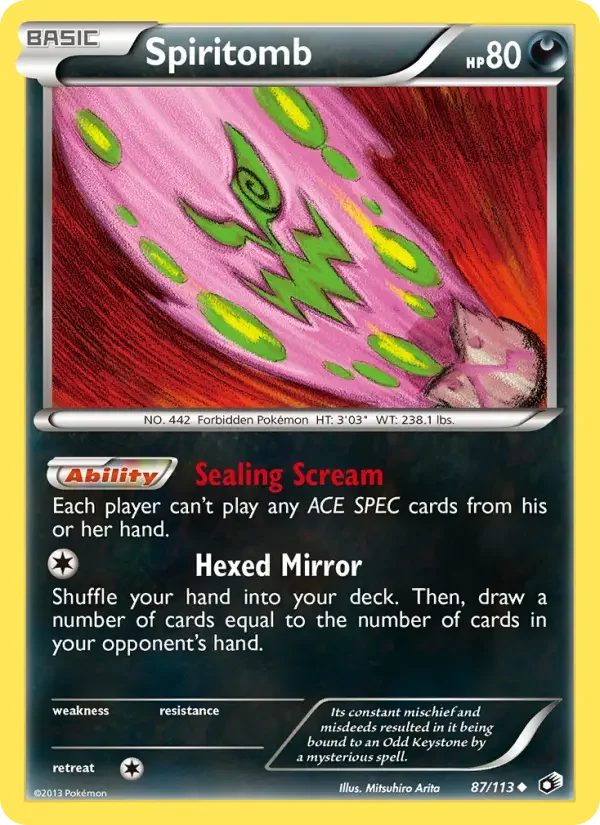 Carte Spiritomb