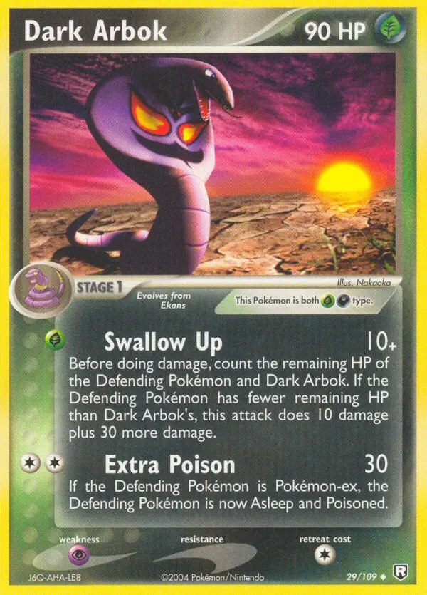 Carte Dark Arbok