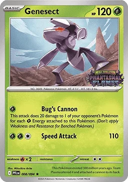 Carte Pokémon Genesect — Flammes Fantasmagoriques
