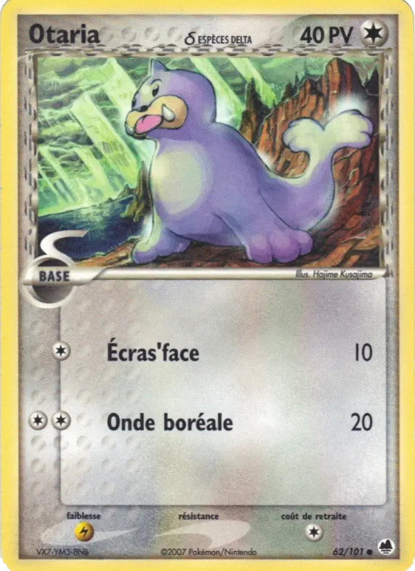 Carte Otaria δ