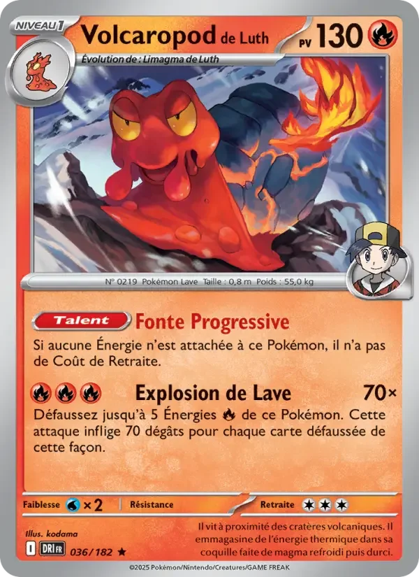 Carte Volcaropod de Luth