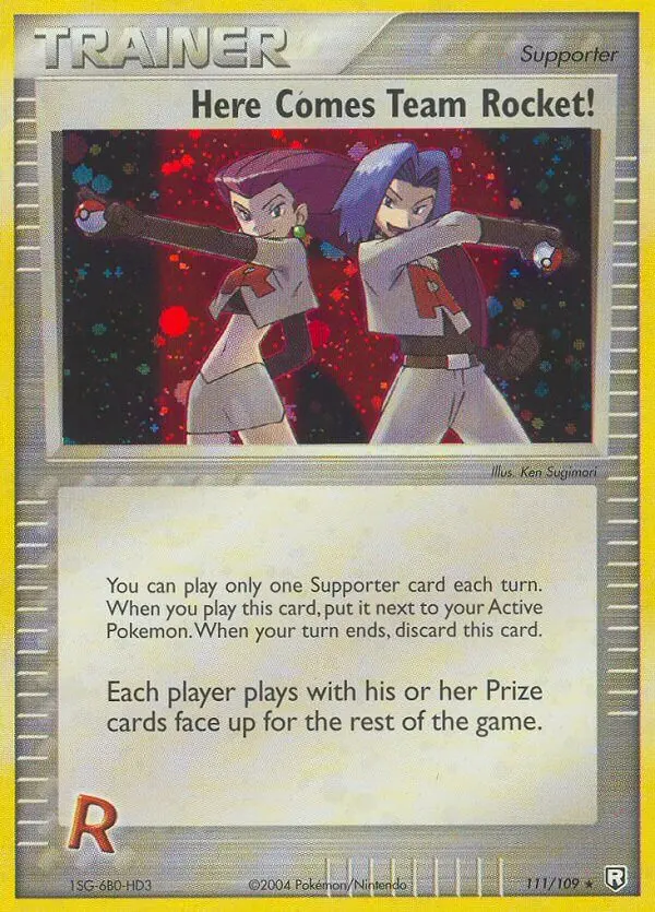 Carte Here Comes Team Rocket!