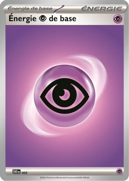 Carte Pokémon Énergie Psy — Énergies Écarlate et Violet