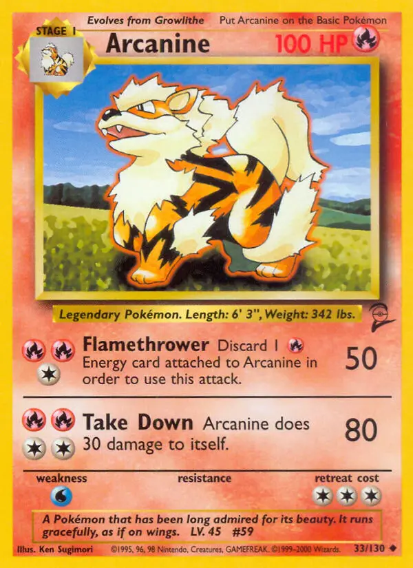 Carte Arcanine