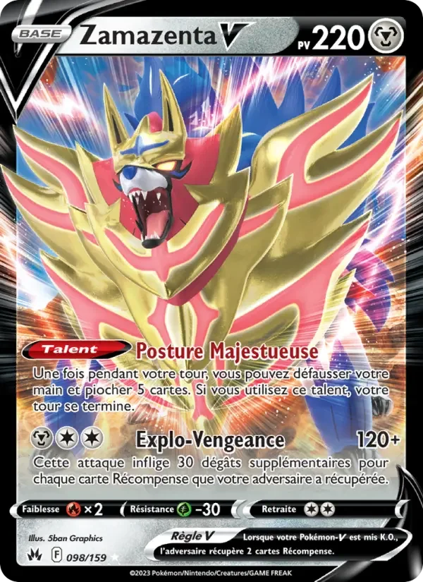 Carte Zamazenta V