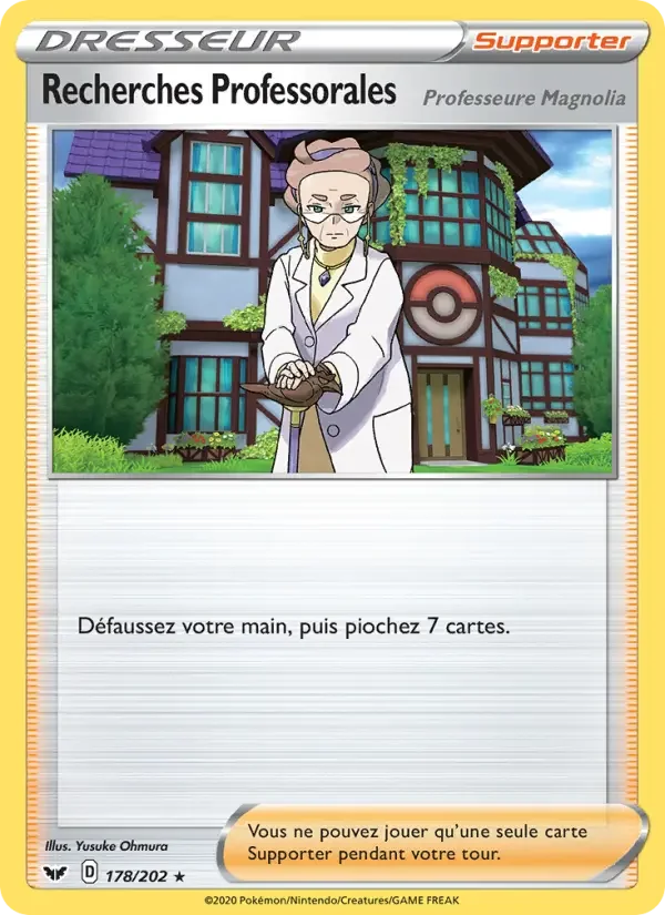 Carte Recherches Professorales (Professeure Magnolia)