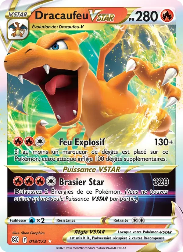 Carte Dracaufeu VSTAR