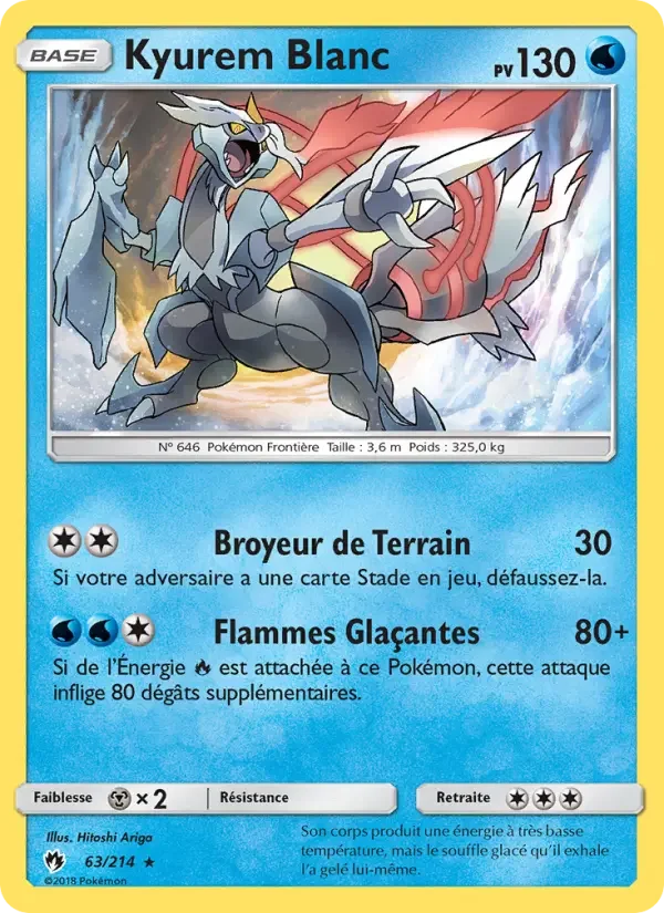Carte Kyurem Blanc