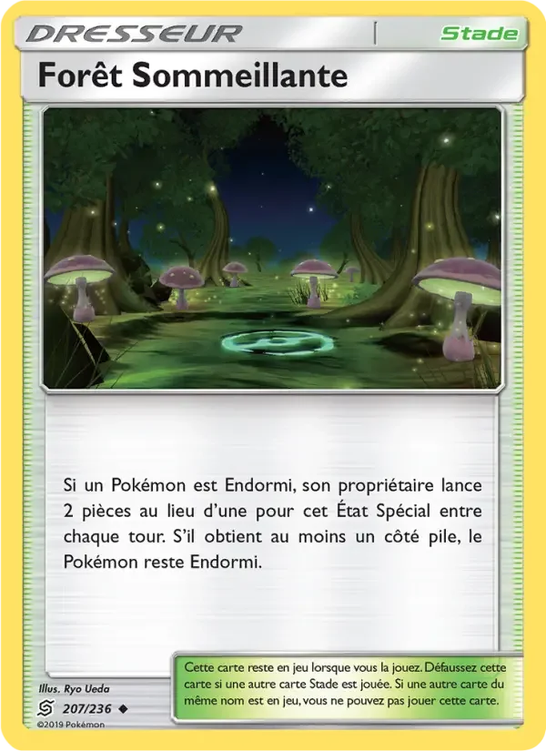 Carte Forêt Sommeillante