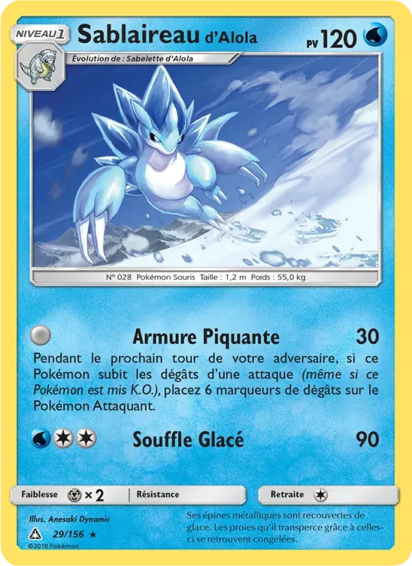 Carte Sablaireau d’Alola